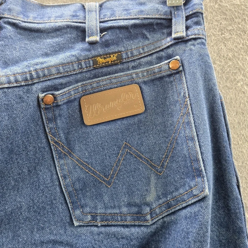 Wrangler Men Jeans 33X32 Blue Denim 13MWZ Cowboy Cut Original Fit 31